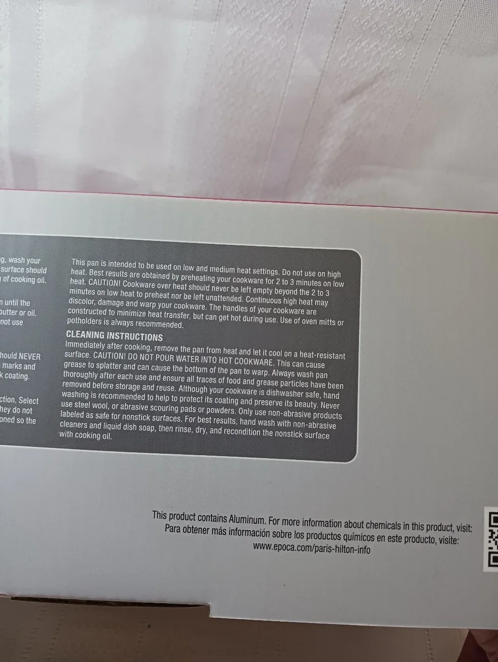 Paris Hilton sealed box